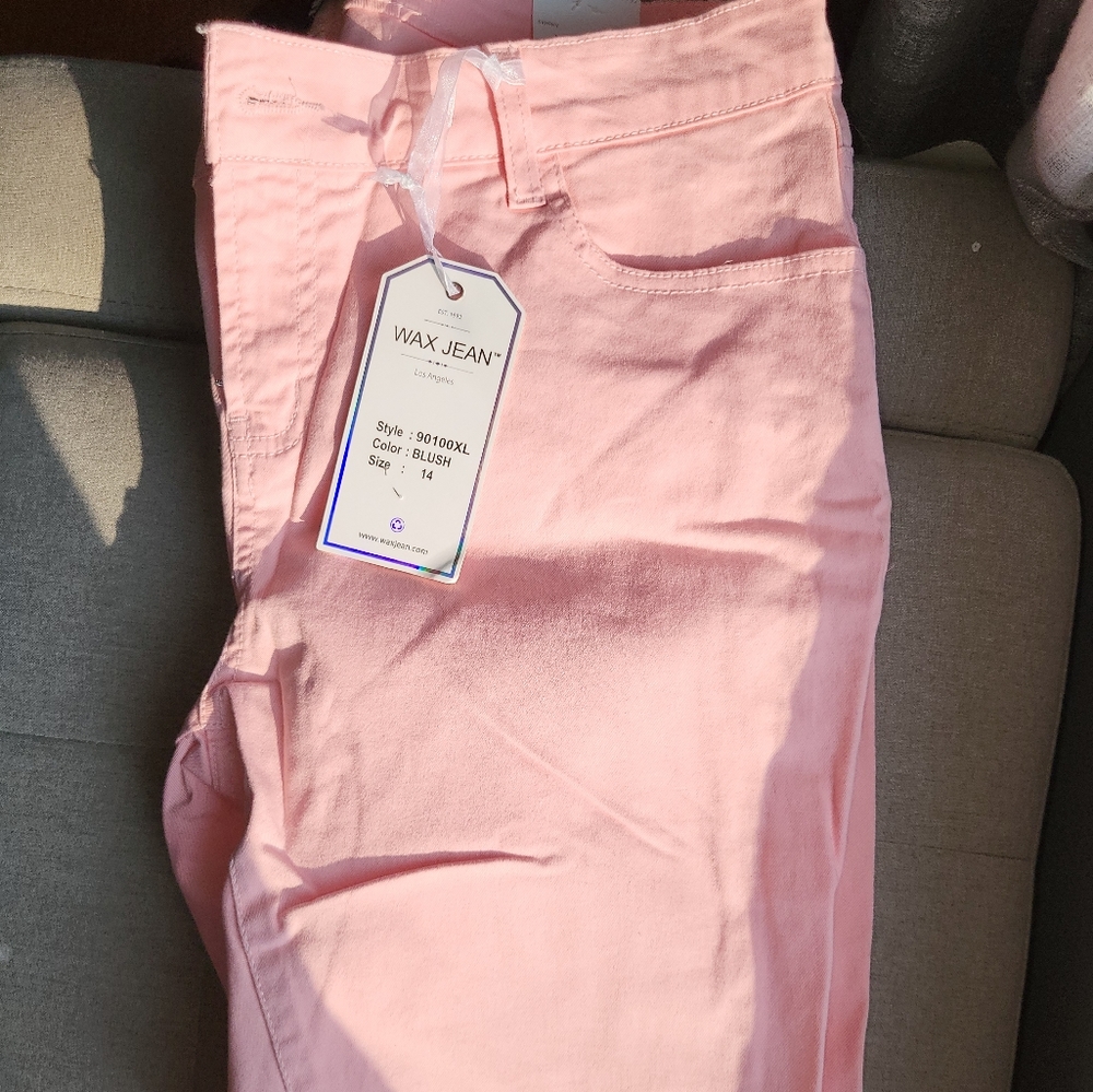 Pink jeans
